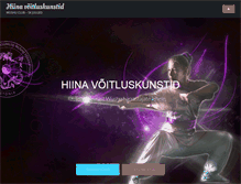 Tablet Screenshot of kungfu.ee