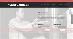 Desktop Screenshot of kungfu.org.br